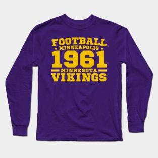 Football Minneapolis 1961 Minnesota Vikings Long Sleeve T-Shirt